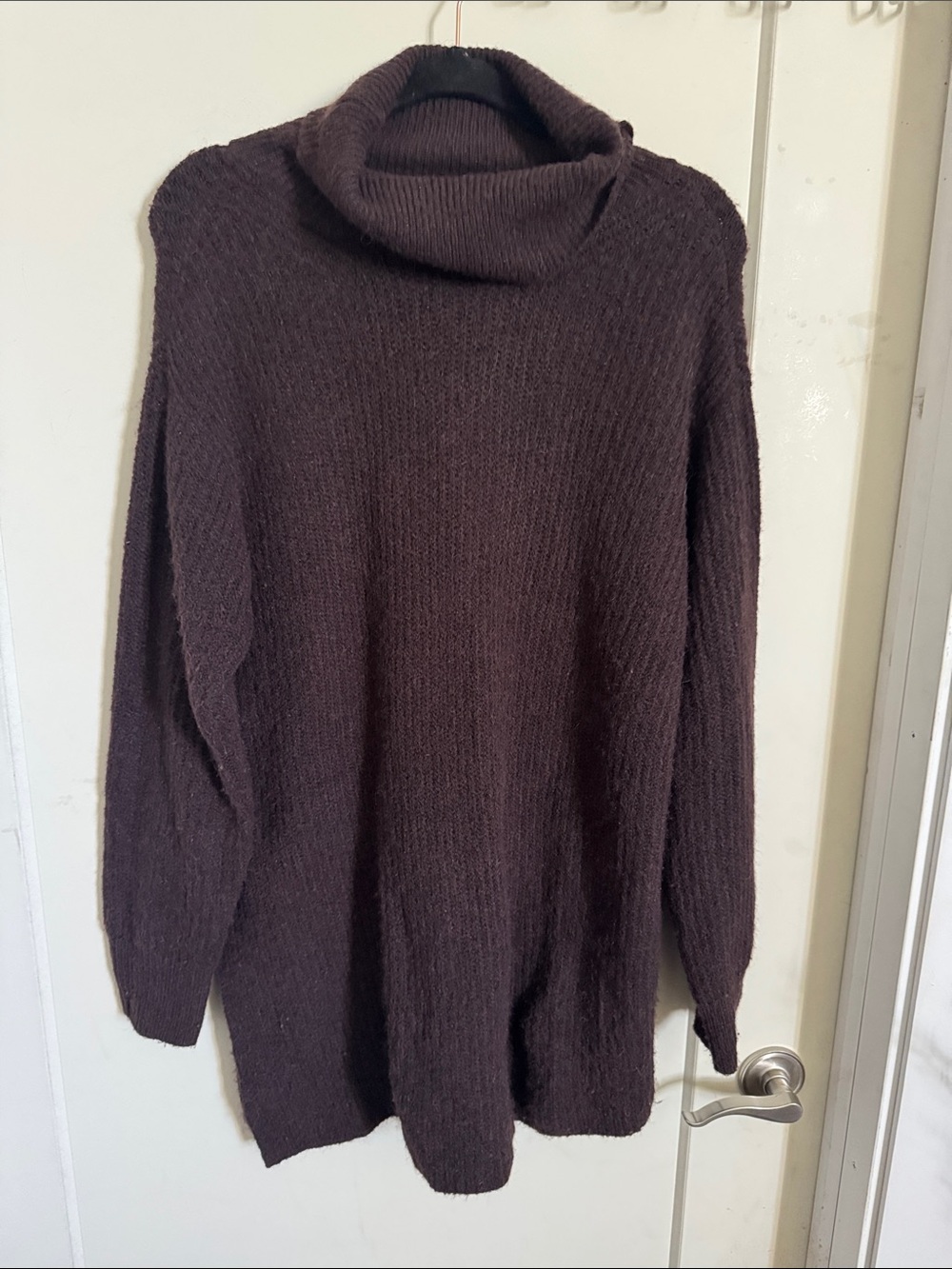 Joe Fresh Maroon Cowl Neck Sweater M